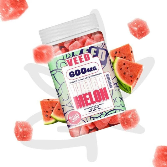 Gummies THC Watermelon 600mg delta 9 THC x4 - VEED -